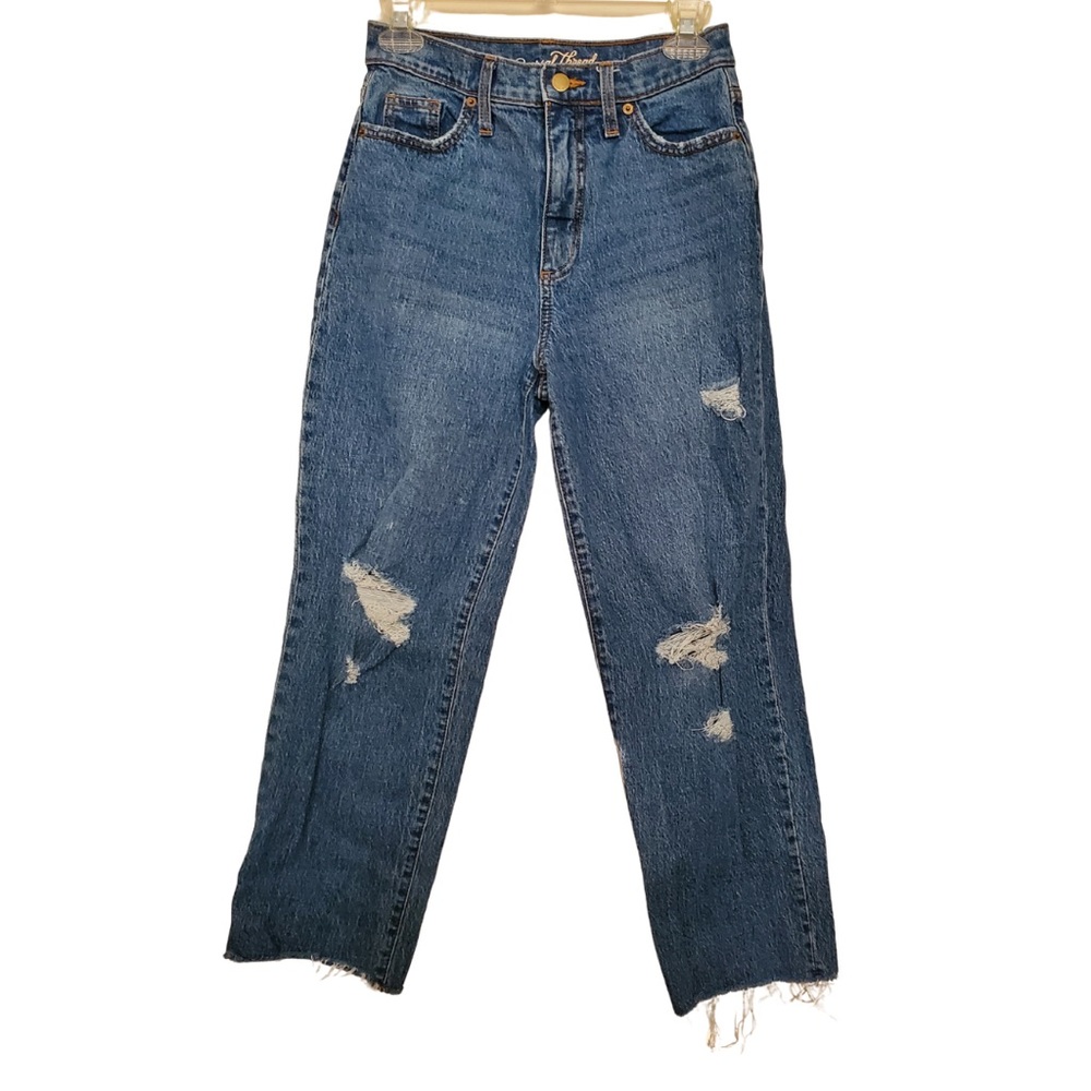 Universal Thread Distressed Straight Leg Jeans